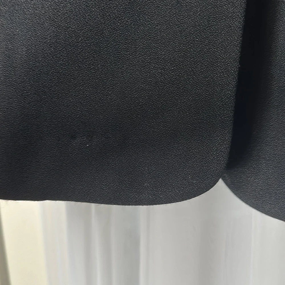 Lois Snyder DANI MAX blazer black 8 petite VINTAGE dress length above knees